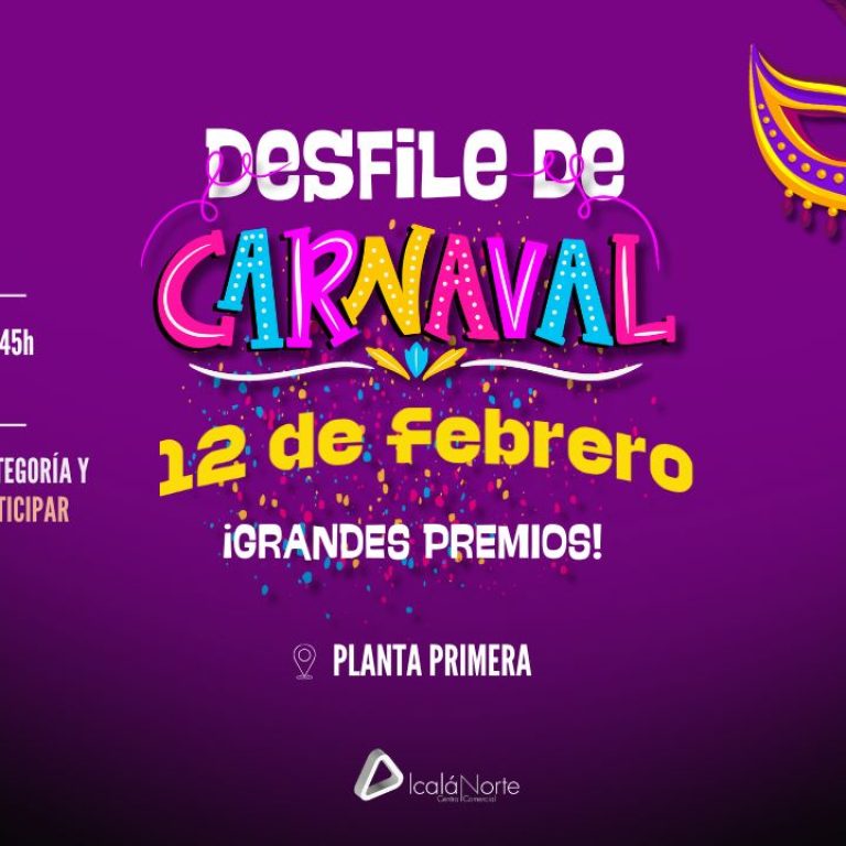 Carnaval en familia en Alcalá Norte